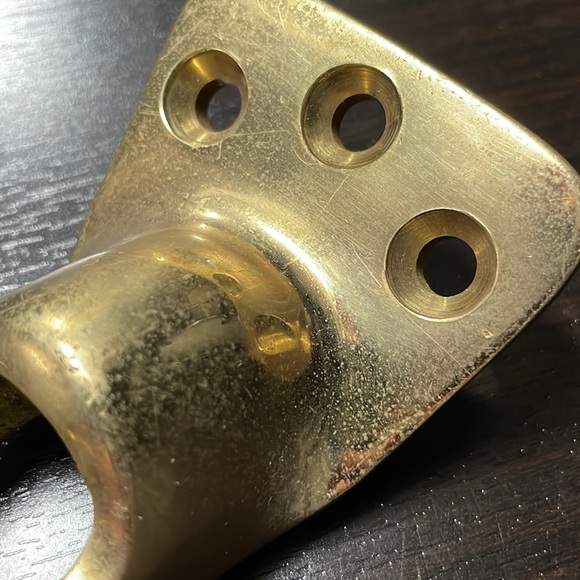 Flagpole Bracket Cast Brass - Picture 3 of 5